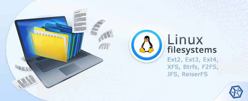 basic concepts of varios file systems of Linux