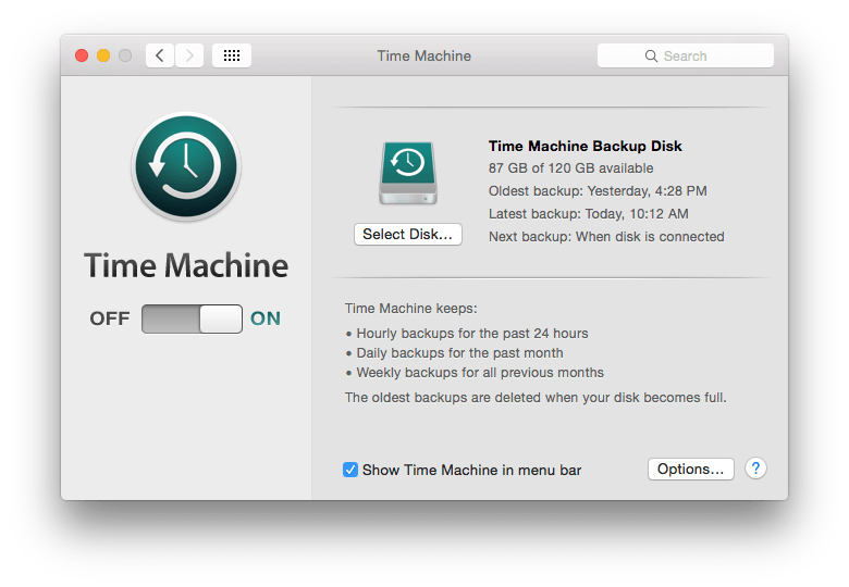 Как восстановить mac os из резервной копии time machine